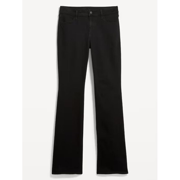 Old Navy WOW Bootcut Jeans Womens 16 Petite Black Mid Rise Stretch NEW - Picture 3 of 8